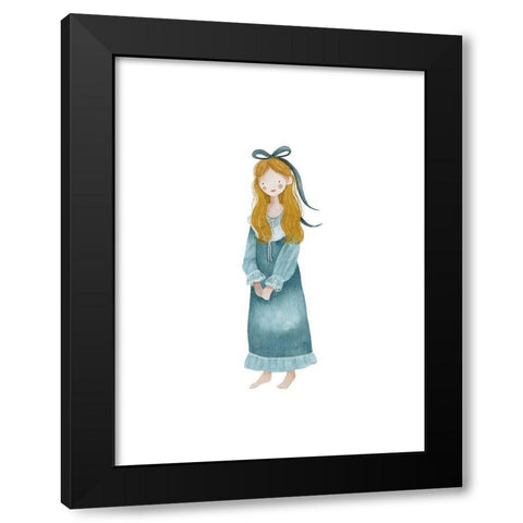 Clara Black Modern Wood Framed Art Print by Straatsma, Leah