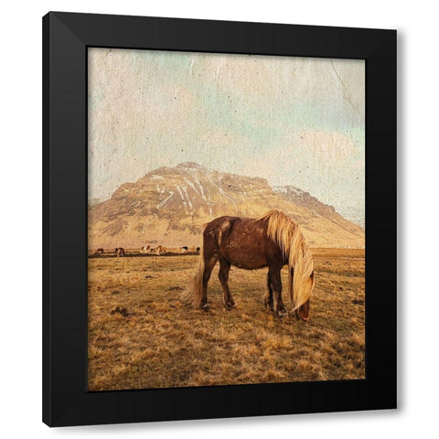 Home on the Range Black Modern Wood Framed Art Print by Straatsma, Leah