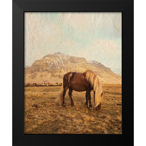 Home on the Range Black Modern Wood Framed Art Print by Straatsma, Leah