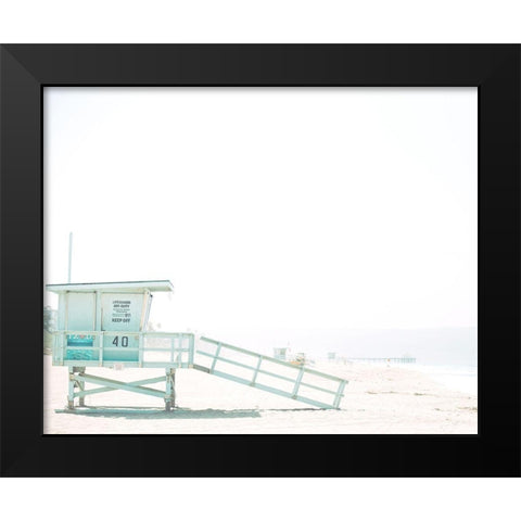 Hut Black Modern Wood Framed Art Print by Straatsma, Leah