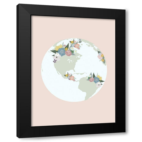 Beautiful Earth Black Modern Wood Framed Art Print by Straatsma, Leah
