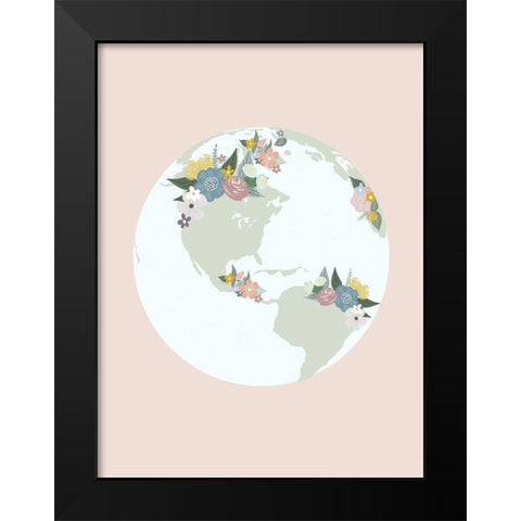 Beautiful Earth Black Modern Wood Framed Art Print by Straatsma, Leah