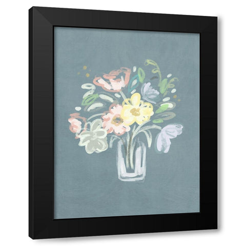 A Bouquet for Rosalind Black Modern Wood Framed Art Print by Straatsma, Leah