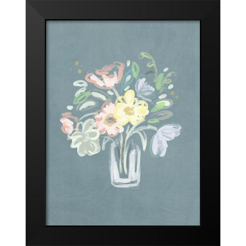A Bouquet for Rosalind Black Modern Wood Framed Art Print by Straatsma, Leah