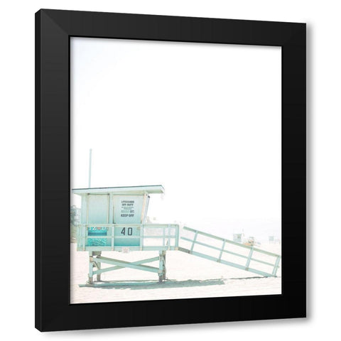 Hut Black Modern Wood Framed Art Print with Double Matting by Straatsma, Leah