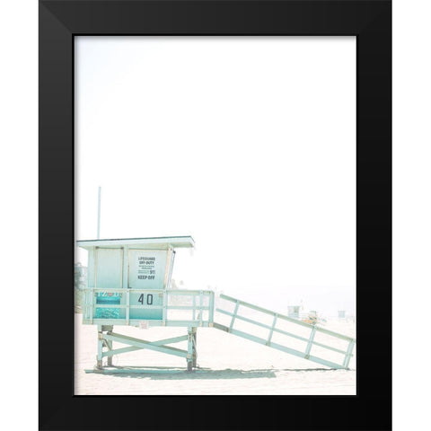 Hut Black Modern Wood Framed Art Print by Straatsma, Leah