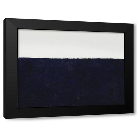 Blue Oyster Black Modern Wood Framed Art Print with Double Matting by Straatsma, Leah