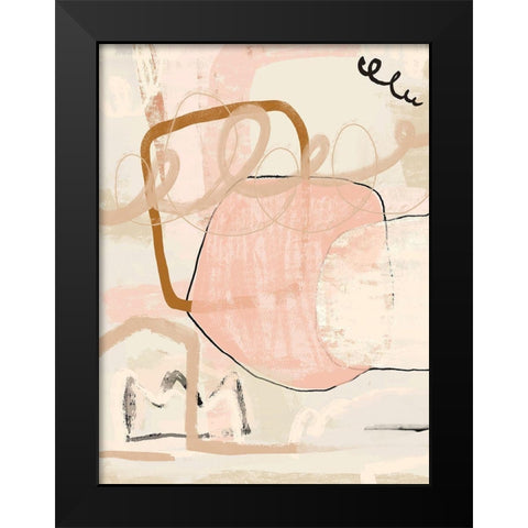 Delightful Black Modern Wood Framed Art Print by Straatsma, Leah