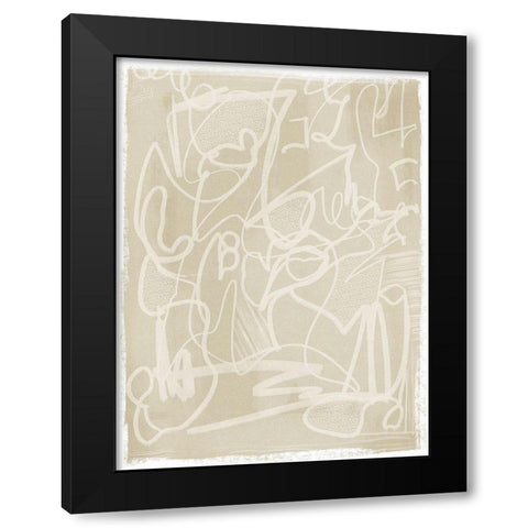 Petri Dish Black Modern Wood Framed Art Print with Double Matting by Straatsma, Leah