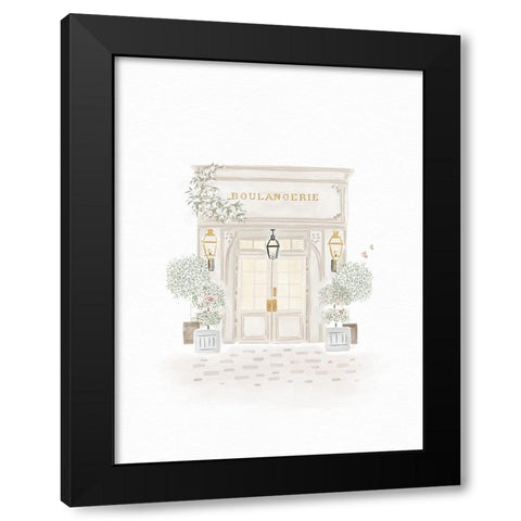 Boulangerie Black Modern Wood Framed Art Print by Straatsma, Leah