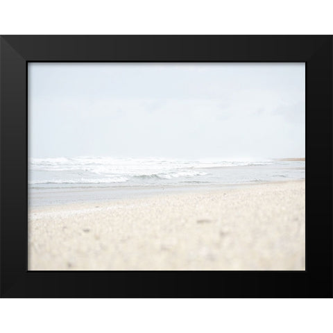 Rocky Shore 2 Black Modern Wood Framed Art Print by Straatsma, Leah