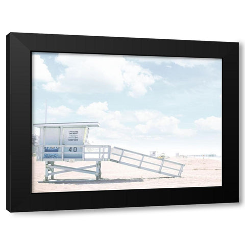 Hut Clouds Black Modern Wood Framed Art Print with Double Matting by Straatsma, Leah