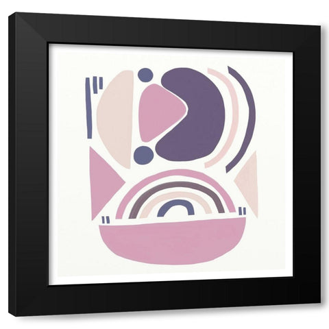 Abstract Noahs Ark Black Modern Wood Framed Art Print by Straatsma, Leah