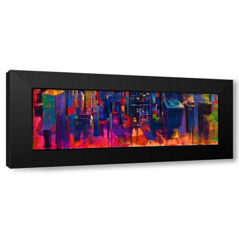 Power Bank 2 Black Modern Wood Framed Art Print with Double Matting by Holzner, Renate