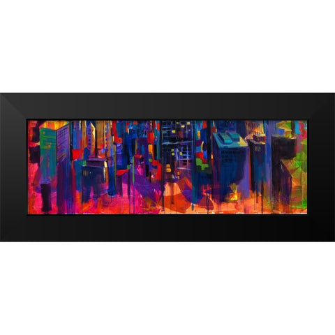 Power Bank 2 Black Modern Wood Framed Art Print by Holzner, Renate