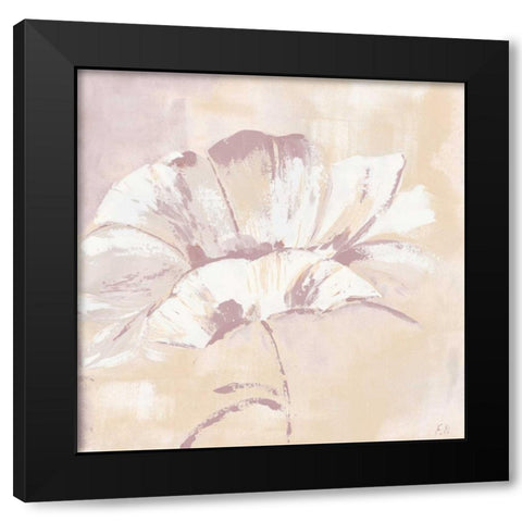 Blush Beauty Florenti Black Modern Wood Framed Art Print by May