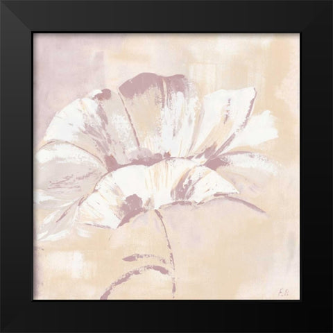 Blush Beauty Florenti Black Modern Wood Framed Art Print by May