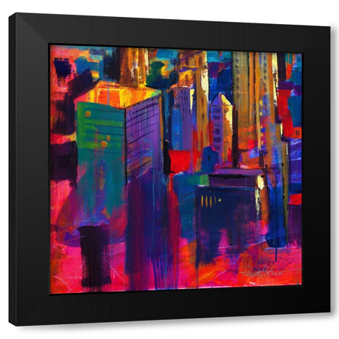 Affective Art 2 Black Modern Wood Framed Art Print with Double Matting by Holzner, Renate