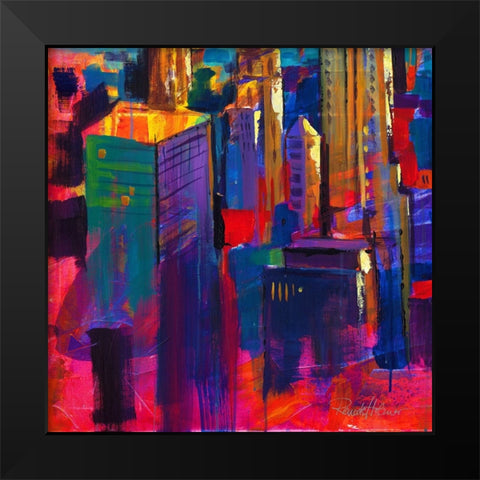 Affective Art 2 Black Modern Wood Framed Art Print by Holzner, Renate