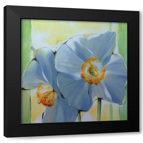Springtime 2 Black Modern Wood Framed Art Print by May