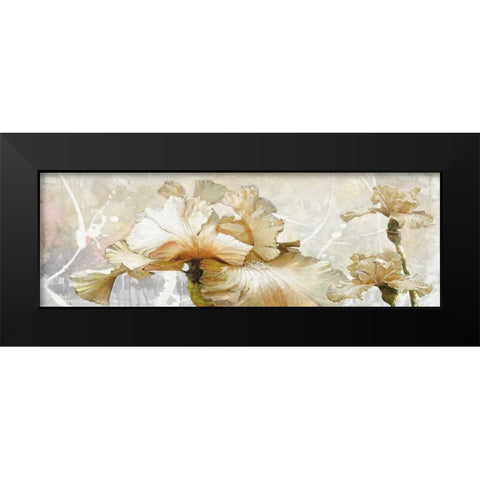 Floral Delight Black Modern Wood Framed Art Print by May