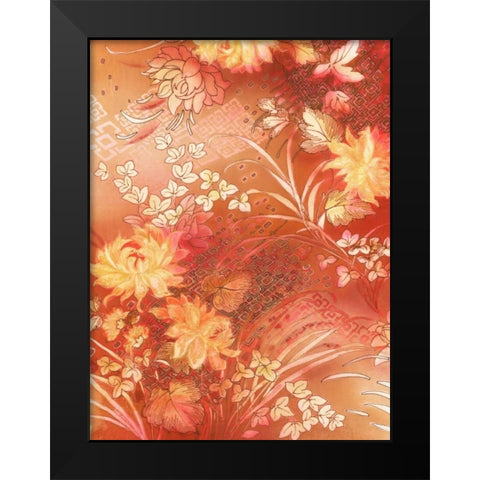 Citrus Collage 5 Black Modern Wood Framed Art Print by May