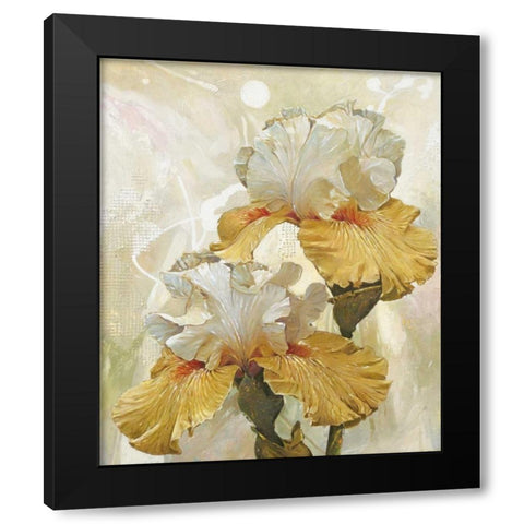 Flowers For The Queen Black Modern Wood Framed Art Print by May