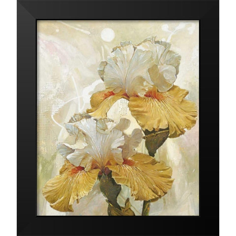Flowers For The Queen Black Modern Wood Framed Art Print by May