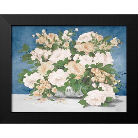 Elegant Center Piece 1 Black Modern Wood Framed Art Print by May