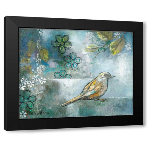 Fly Into Tomorrow 1 Black Modern Wood Framed Art Print with Double Matting by May