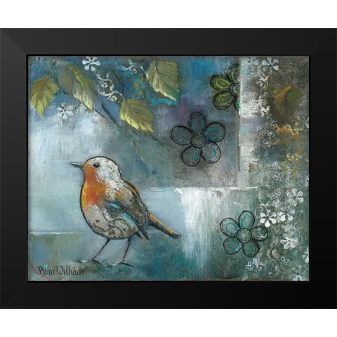 Fly Into Tomorrow 2 Black Modern Wood Framed Art Print by May