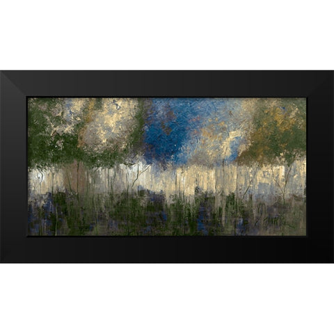Natures Fantasy Black Modern Wood Framed Art Print by Unknown