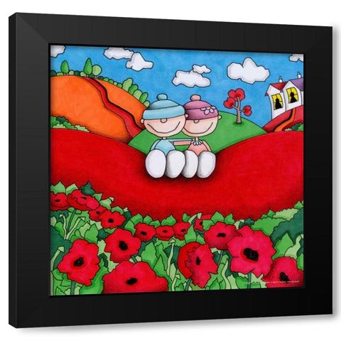 Adobe Photoshop PDF Black Modern Wood Framed Art Print by May