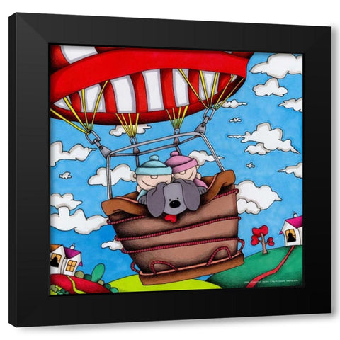Adobe Photoshop PDF Black Modern Wood Framed Art Print with Double Matting by May