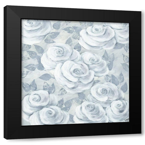 Timeless Elegance Black Modern Wood Framed Art Print with Double Matting by May