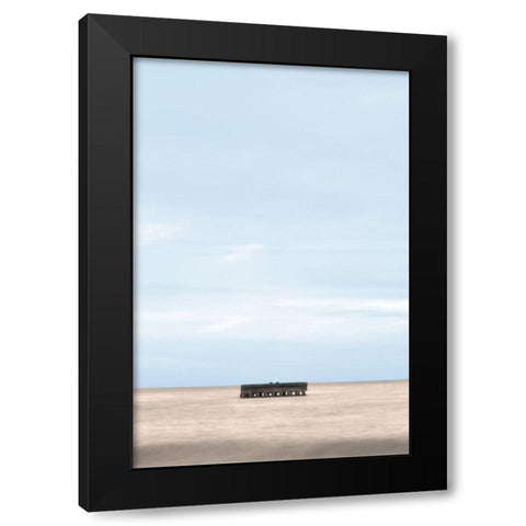 Vast Silence Black Modern Wood Framed Art Print by Collins, Matthew