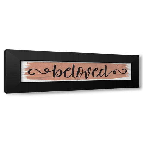 Curly Cue Color Signs 2 Black Modern Wood Framed Art Print with Double Matting by Hogan, Melody