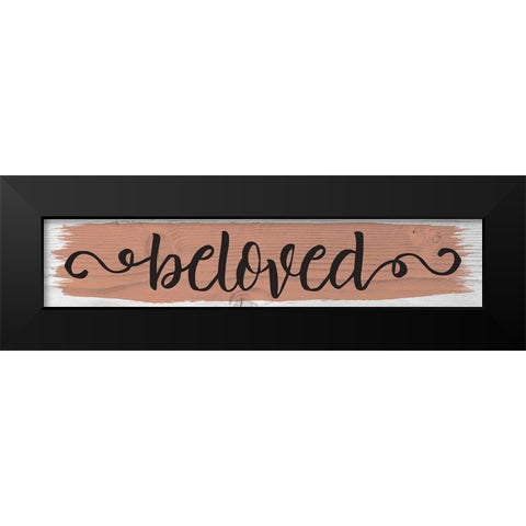 Curly Cue Color Signs 2 Black Modern Wood Framed Art Print by Hogan, Melody