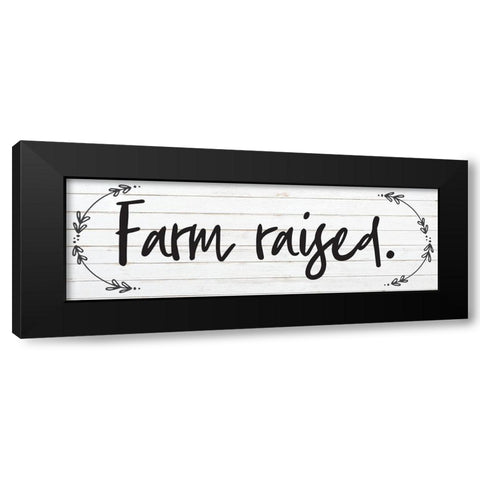 Farm Raised 3 Black Modern Wood Framed Art Print by Hogan, Melody