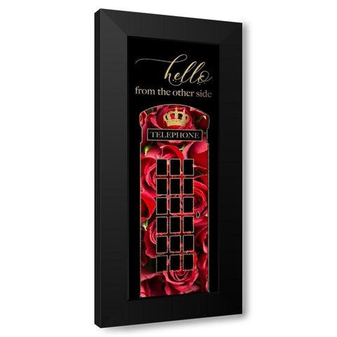 London Glam 6 Black Modern Wood Framed Art Print with Double Matting by Hogan, Melody