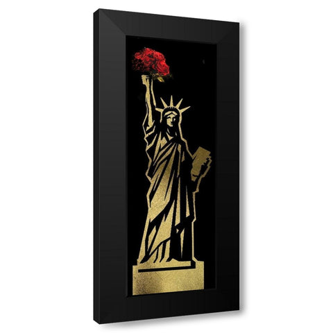 NYC Glam 6 Black Modern Wood Framed Art Print by Hogan, Melody