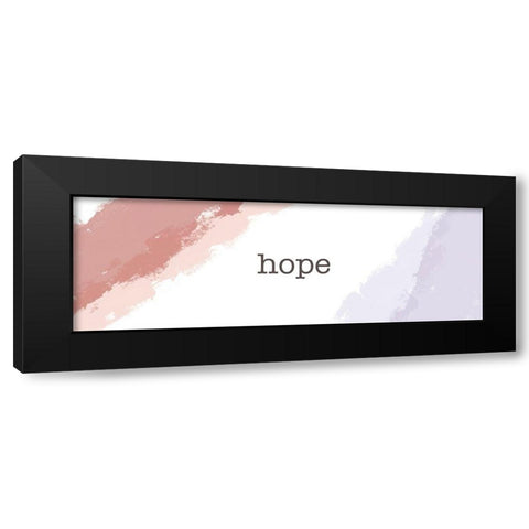 Desert Hope Black Modern Wood Framed Art Print by Hogan, Melody