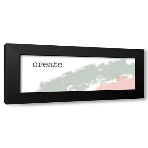Desert Create Black Modern Wood Framed Art Print with Double Matting by Hogan, Melody