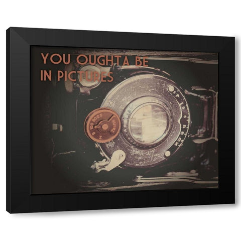 Be In Pictures Cinema Pair 2 Black Modern Wood Framed Art Print by Hogan, Melody