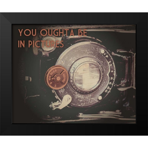 Be In Pictures Cinema Pair 2 Black Modern Wood Framed Art Print by Hogan, Melody