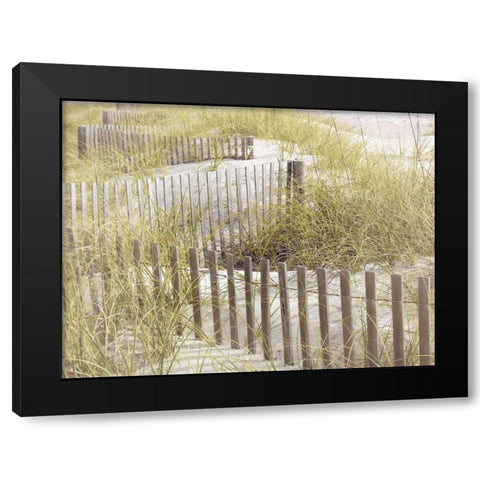Coastal Photograpy Textured Black Modern Wood Framed Art Print by Hogan, Melody