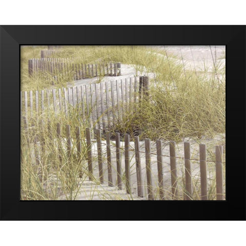 Coastal Photograpy Untextured Black Modern Wood Framed Art Print by Hogan, Melody