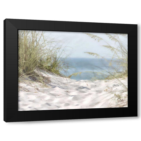 Coastal Photograpy Untextured Black Modern Wood Framed Art Print by Hogan, Melody