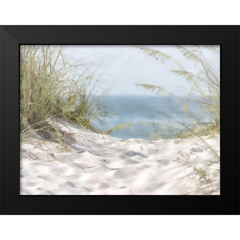 Coastal Photograpy Untextured Black Modern Wood Framed Art Print by Hogan, Melody