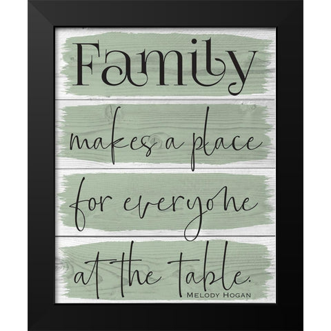 Life Wood Panels  Color 1 Black Modern Wood Framed Art Print by Hogan, Melody